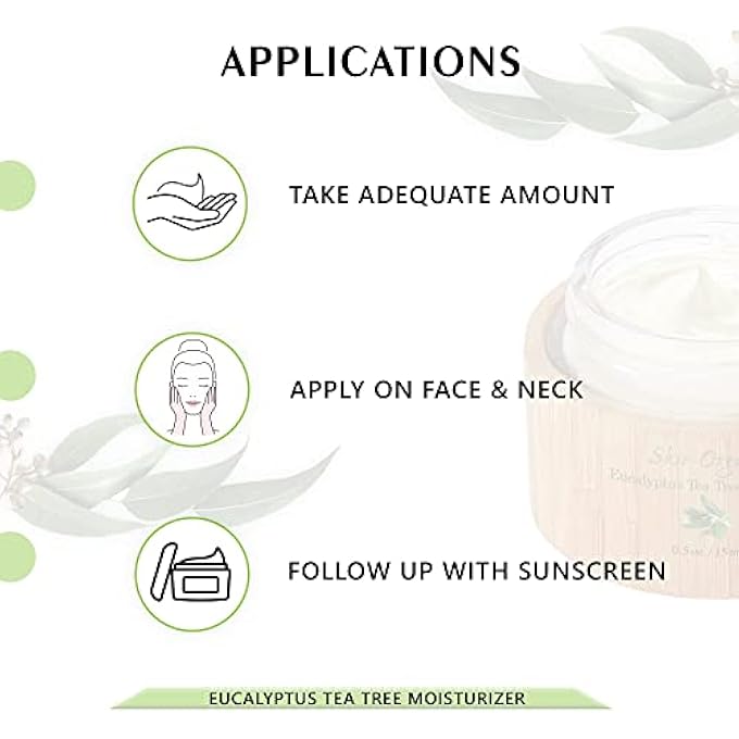 SHIRA SHIR-ORGANIC PURE EUCALYPTUS TEA TREE MOISTURIZER FOR HYDRATED AND HEALTHY FOR WOMEN NORMAL TO OILY SKIN TYPE - Image 3